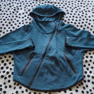 Nike Asymmetrical Teal Colored Sweatshirt XS